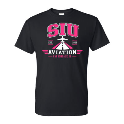 Pink Print Gildan T-Shirt Thumbnail