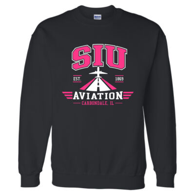Pink Print Gildan Crewneck Thumbnail